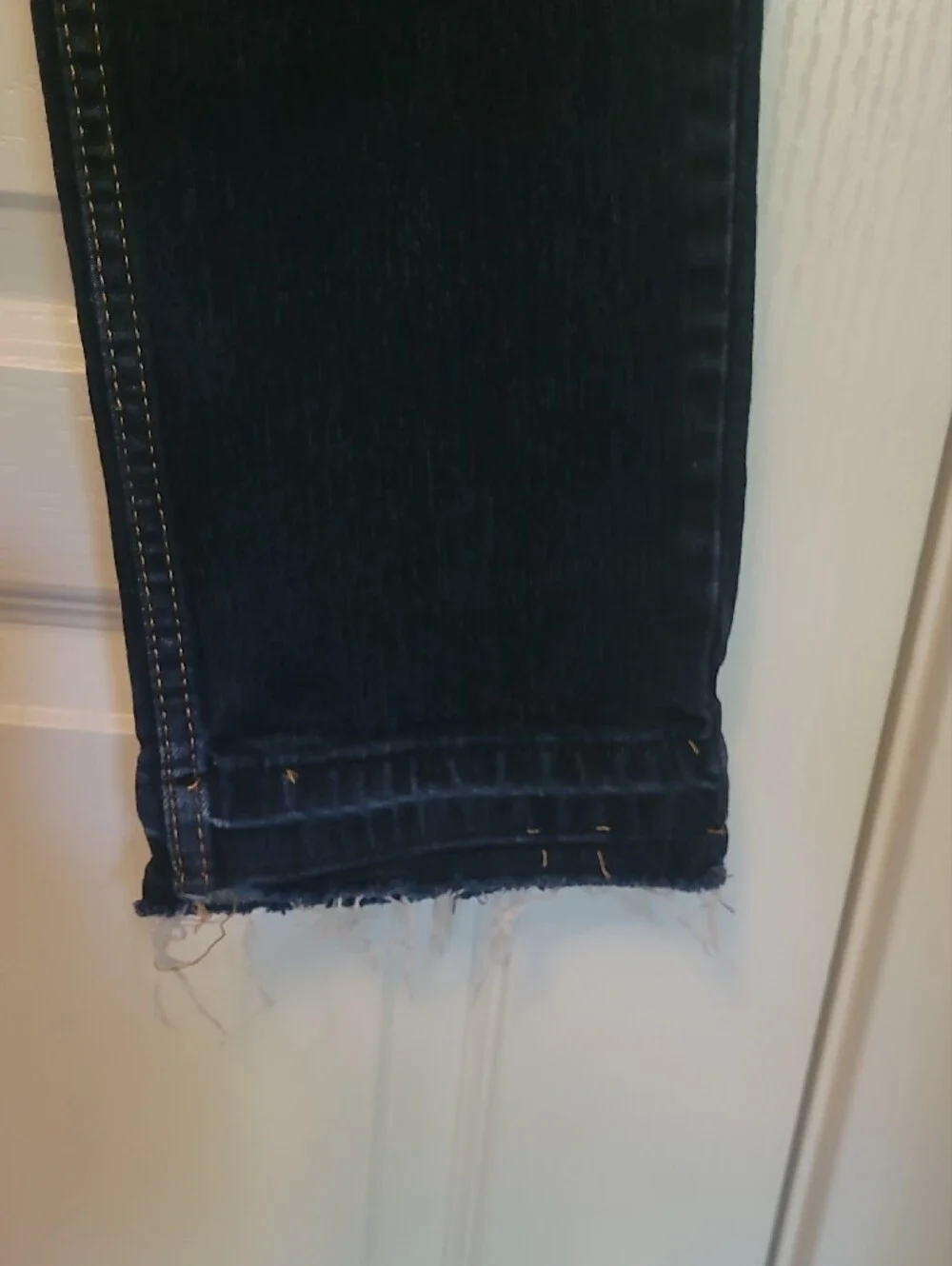 Levi's 511 Dark Blue Slim Jeans with Raw Hem 30x32